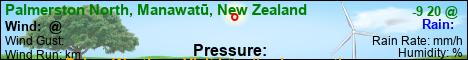Palmy Weather - Palmerston North, New Zealand. The heart of the Manawatu